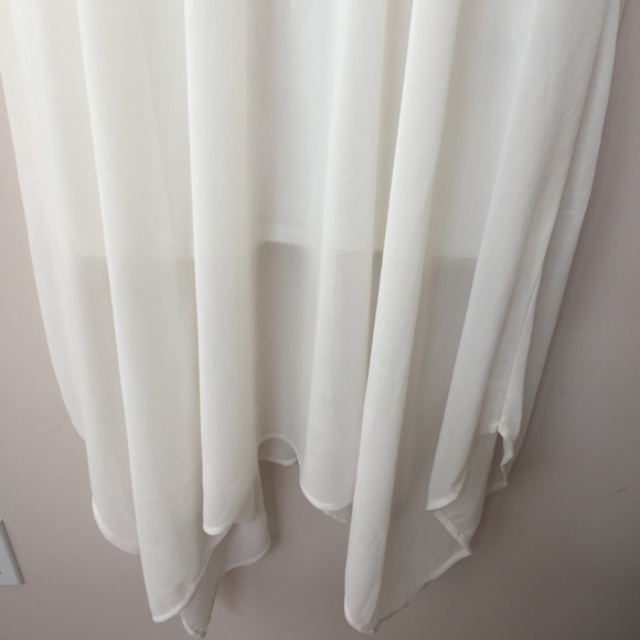 NWT Divided Tank Top Creme Handkerchief Dress Sz S - Picture 2 of 2